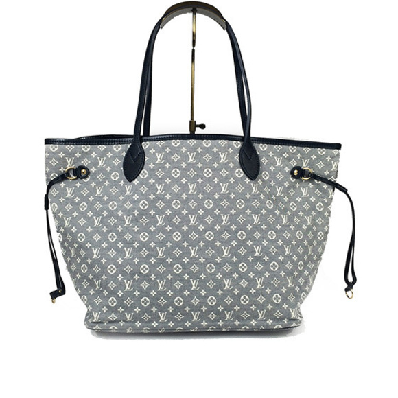 Louis Vuitton Idile Neverfull MM Ankle Navy Tote Bag - Picture 1 of 5
